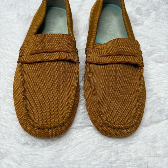 Rothy's The Driver Driving Loafer Slip On Shoe Flat Cognac Tan Women's Sz 9.5 - Picture 3 of 12